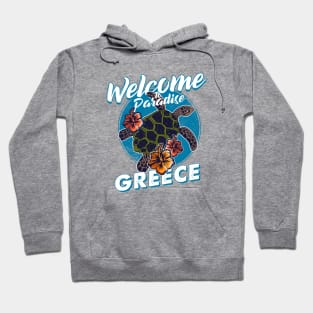 Welcome to paradise Greece Hoodie